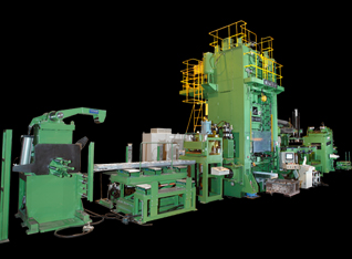 世界最速600TONサーボブランキングプレス